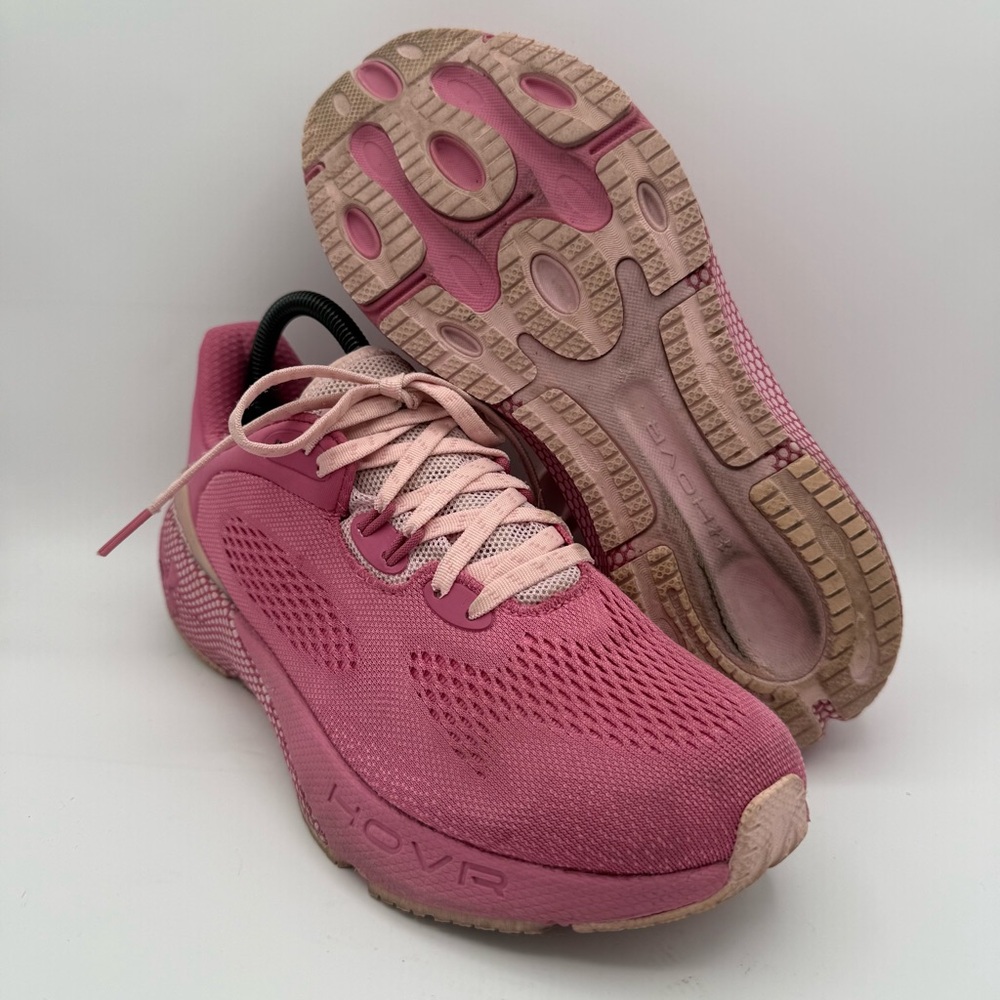 Women's Under Armour HOVR Machina 3 Pace Pink Running Athletic Shoes Size 9